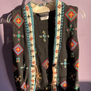 Vintage knit vest